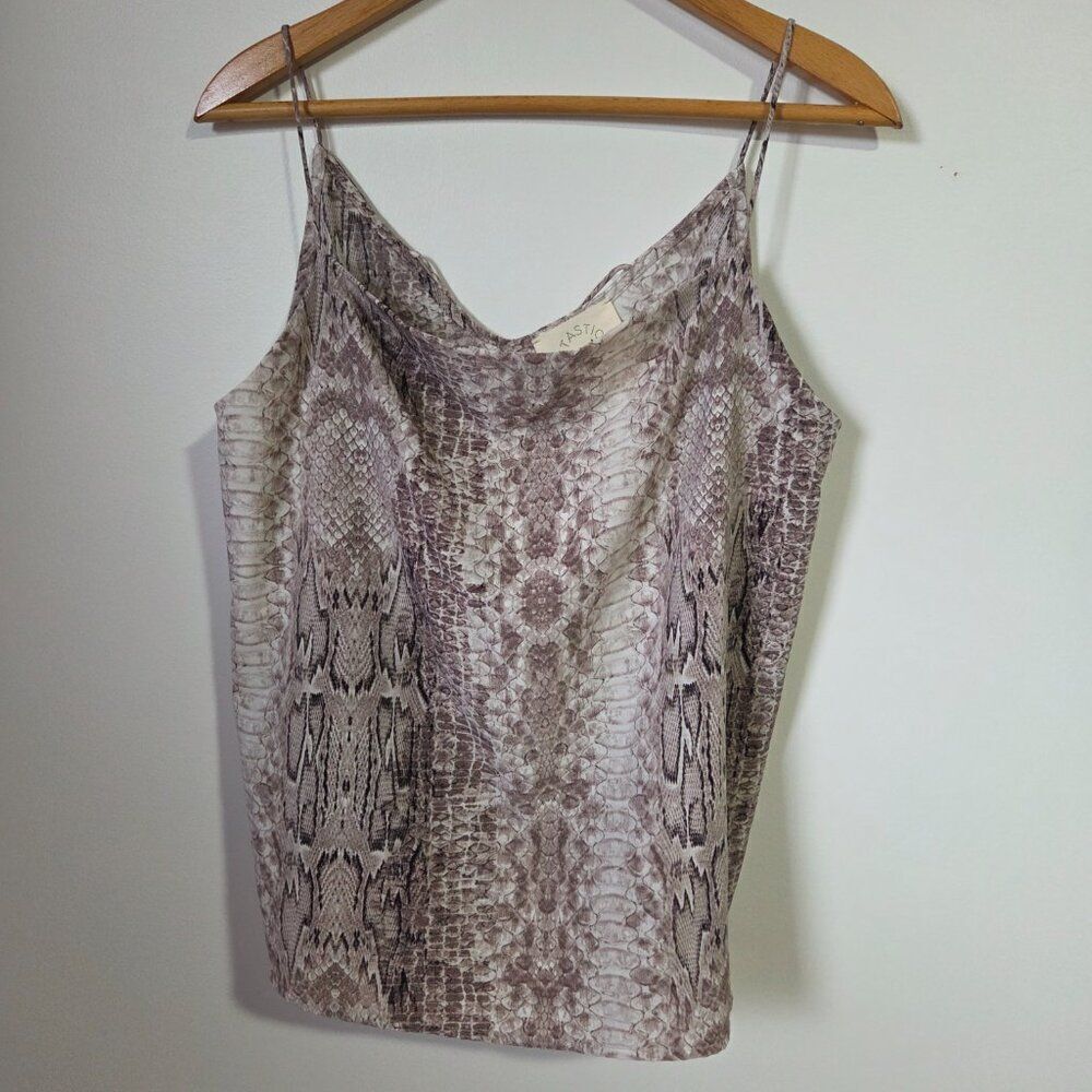 NWT FANTASTIC FAWN SNAKE PRINT TANK TOP SIZE LARGE